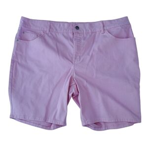 Lee Light Pink Denim Shorts 24W